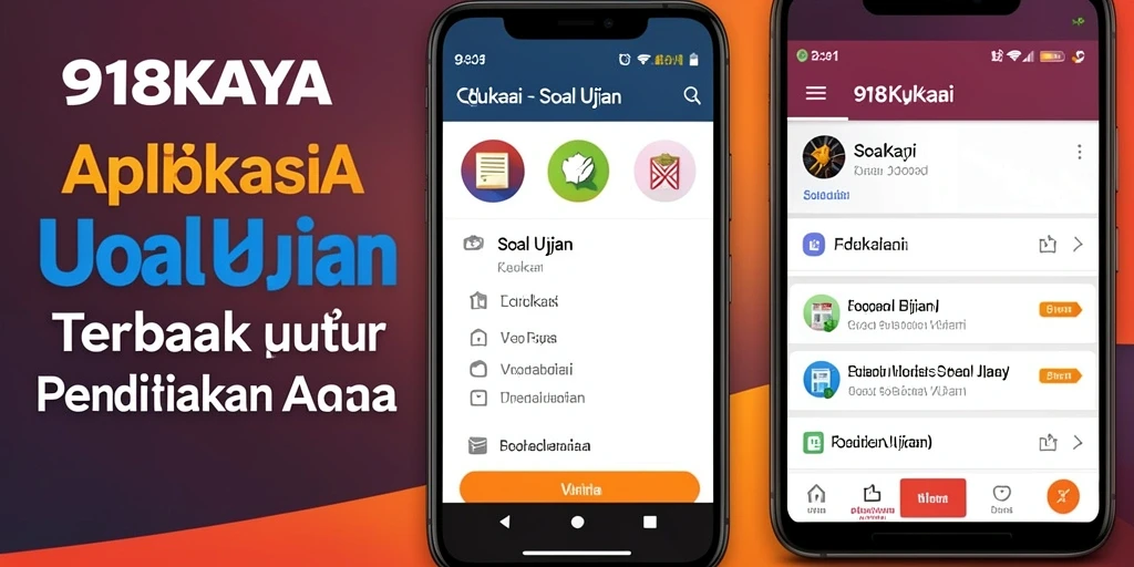 Tampilan antarmuka pengguna 918KAYA yang mendukung belajar efektif.