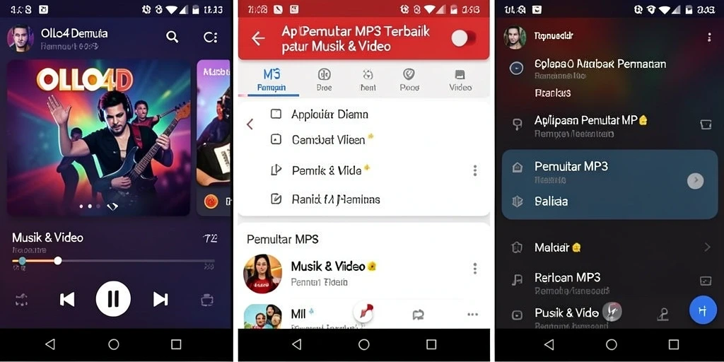 Tampilan antarmuka OLLO4D yang modern dan user-friendly.
