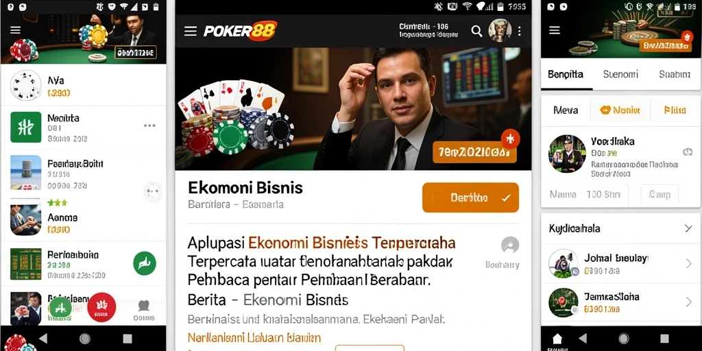Tampilan antarmuka POKER88 yang informatif dan menarik.