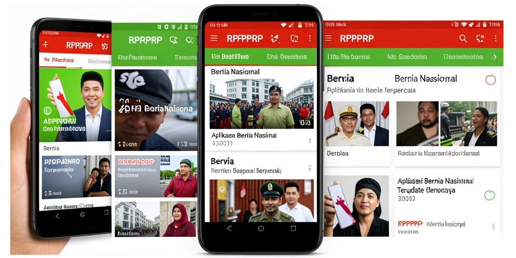 Tampilan antarmuka aplikasi RPRPRP yang menarik dan informatif.