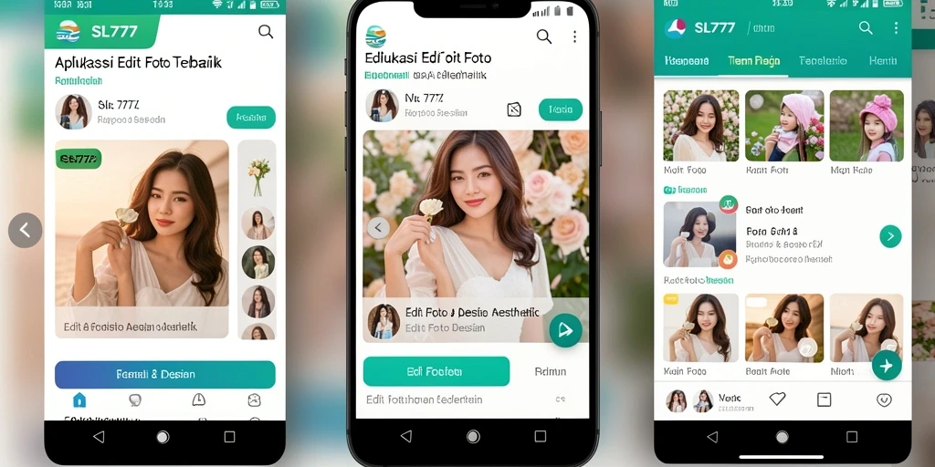 Screenshot utama SL777 menampilkan antarmuka pengguna yang sederhana dan intuitif.